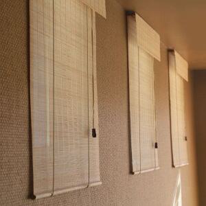 대나무발 대나무커튼 햇빛 인테리어 문발 블라인드 파티션