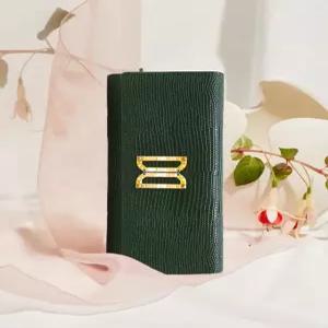 닥스 액세서리 25FW [프리미엄][ALEXA] 알렉사 그린 고급 크리스탈 DD장식 장지갑 DCWA5F284E2