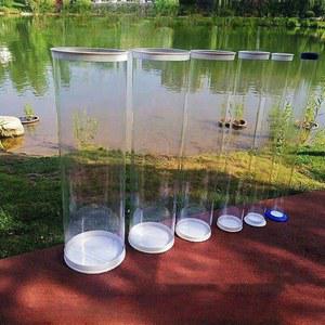 수조 찌보관통 보관함 대용량 표백통 맞춤 지름 투명 뚜껑 민물용품 찌케이스 두께2mm