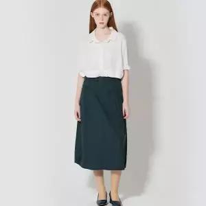 [보니스팍스][보니스팍스(Bonispax)] 린넨블렌디드 저지스커트 (택가격 79000원)