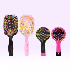 아이캔디 레인보우 볼륨 헤어 패들브러쉬 + 미디엄브러쉬 2종 세트