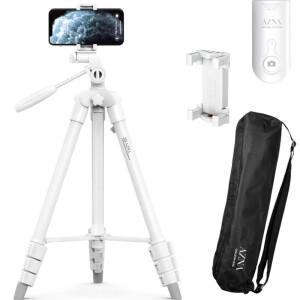 아즈나 카메라 스마트폰 삼각대 리모컨 세트 SR-1 화이트