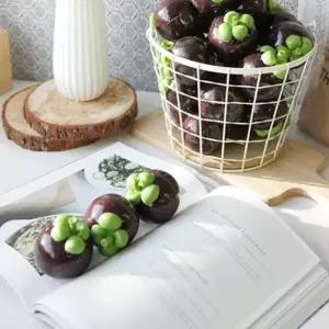 진짜같은 색감과 디테일의 모형 망고스틴 2P세트 모형음식 모형과일 데코소품