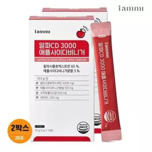 [신세계라이브쇼핑]아이엠미 알파CD 3000 애플사이다비니거 2박스