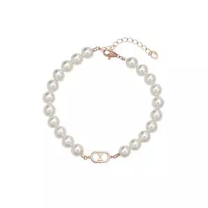 [롯데백화점]티르리르 14K 핑크골드 터치 T 진주 팔찌 TBSK4P20787M