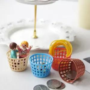 진짜같은 리얼아트 미니어처 시리즈 바구니 4P세트 데코소품 장식미니어처 테이블소품