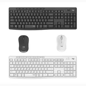 로지텍 MK295 SILENT (정품) 화이트 무선 콤보 한글 (키스킨)
