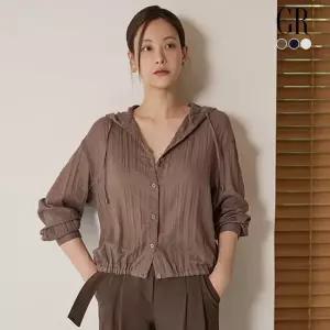 (런칭가 69,900원) 자카드 플리츠 셔츠 자켓 3종