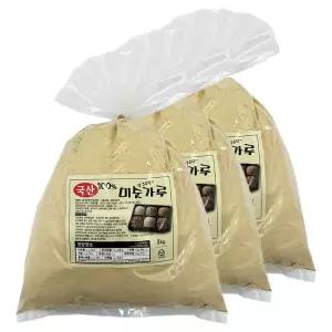미숫가루 국산 곡물 100% 3kg (1kg x 3개)