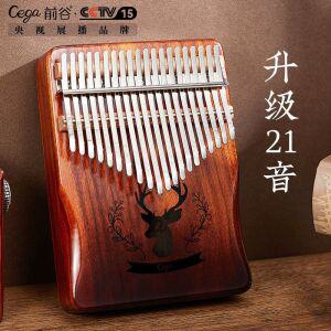 칼림바 사슴 교육용 올솔리드 손가락 진한 고급형 각인