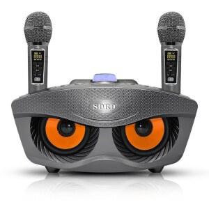 SDRD 부엉이 블루투스 마이크 가정용 기기 노래방기계 세트 휴대하기좋은 미러볼