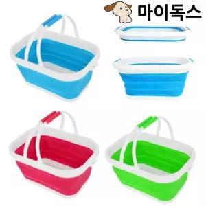 세차 물통 바스켓 휴대용/세차/소분통/도구/캠핑용/캠핑카/보관/물바스켓/세차통