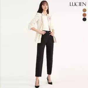 루시앙 코튼 슬림 배기핏 팬츠