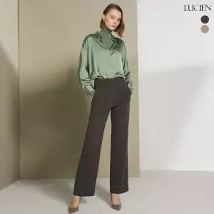 루시앙 22FW 와이드핏 밴딩팬츠