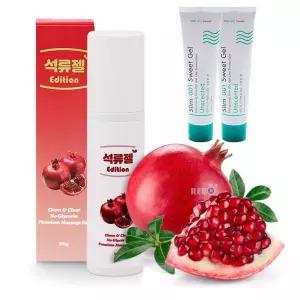 석류젤 에디션 100ml +슬림001 100ml 2개 증.정 수용성 보습 바디 러브 마사지젤