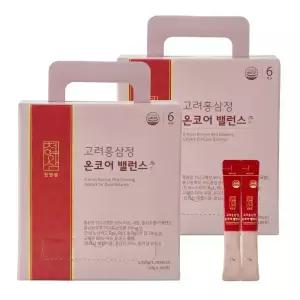 [내일도착] 천양삼 6년근 고려홍삼정 온코어 밸런스 홍삼스틱 15g x 100포, 2개