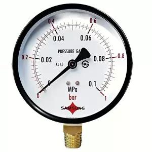 공사 압력게이지 일반 압력계 삼성계기 진공계 A타입 100파이