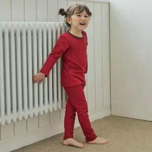 [보리보리/올라베이비]코지(레드) 9부 실내복