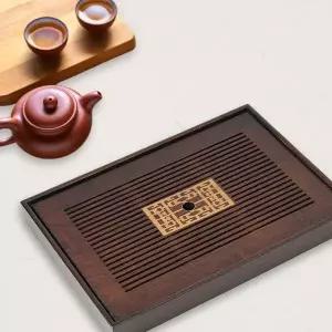 차향 LYPR9633 우드 다도 다기 트레이 차판