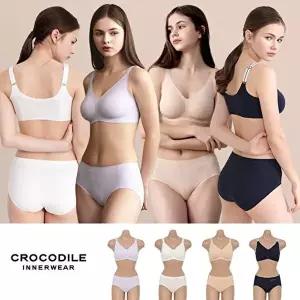 [크로커다일]크로커다일 엘라핏 프리컷 브라팬티 패키지(4세트)