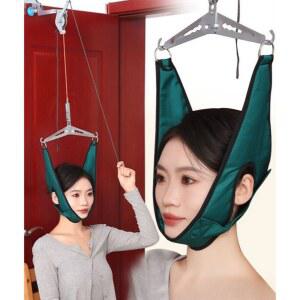 목스트레칭 목견 넥해먹 거북목 밴드 거북 고글/단일상품 교정 운동 해먹