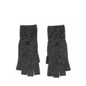 쿠레주 로고 자수 리브드 핑거리스 장갑 325MGT031FI0036 B073BLACK TP948790125