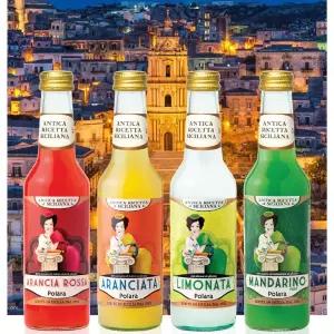 폴라라 시칠리아나 믹스팩 24개입 블러드 오렌지, 레몬, 청귤, 오렌지, 이탈리아 앤틱 탄산음료