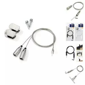 와이어 액자 걸이 덮개 고리형 천정 고리 5T/그림/레일/천장/못없이/걸기/레일형/벽면/간판줄/와이어줄/