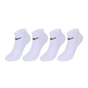프로스펙스 미끄럼방지 쿠션 스니커즈 스포츠양말 남 화이트 4팩