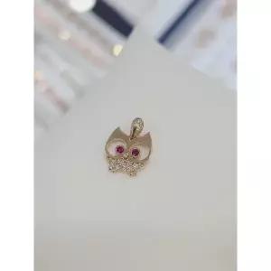 14k/18k 금 부엉이 목걸이 펜던트 GH12DT1837P-체인제외