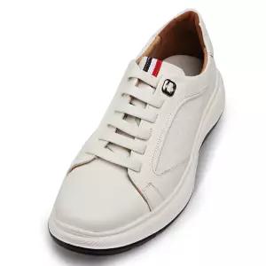 보닌 천연소가죽 위빙포인트 밴딩스트링 어반 캐주얼 스니커즈 SE330WH