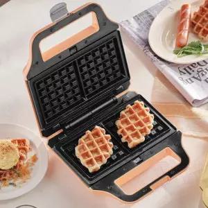 위즈웰 2구 와플메이커 오렌지 샌드위치 크로플 WSW-6206