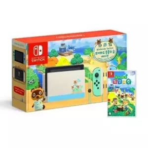 닌텐도 스위치 모여봐요 동물의 숲 에디션 본체 +모여봐요 동물의 숲 [게임칩] 세트 국내정품 Ss