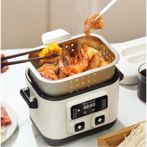 다기능 전기냄비 멀티쿠커 전기찜기 다용도 찜통 휴대용 전기포트 분리 전기밥솥 계란 싱글