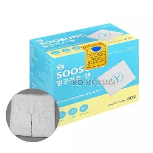 수성 멸균거즈엔 Y형 5cmX5cmX8P 드레싱 거즈