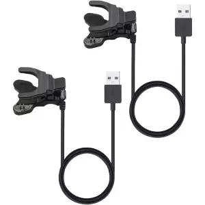 [2팩] Kospet Tank T3 / Ultra 호환 충전기, 0.75피트 스마트워치 교체용 USB 충전 케이블 코드