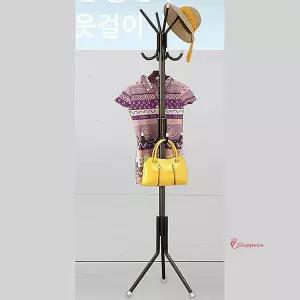 세우는3단스탠딩 스탠드행거철제 원룸꾸미기 옷걸이봉 스탠드형 스텐드 아이방 사무실 세워놓는 옷거리cde4