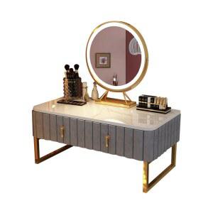 좌식화장대 소형 수납 플립 공주 통합 스마트미러쿠션 캐비닛 40CM60 화장대 70CM