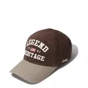 [지프]JQ4GCU167 브라운 레전드 헤리티지 성조기 자수 볼캡 야구모자