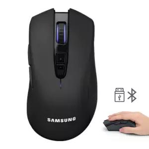 무선 블루투스 광마우스 멀티페어링 최대 3대 듀얼모드 슬림 디자인 휴대용 노트북용