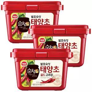 사조 해표 순창궁 태양초 골드 고추장 500g x 3개 / 장류