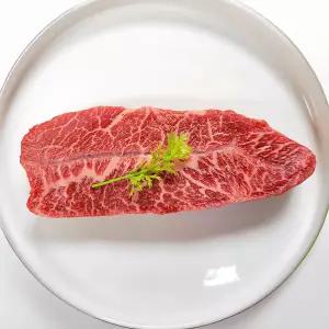 한우 부채살 스테이크 소고기 와규 스테이크 구이용 200g 버터 소스포함