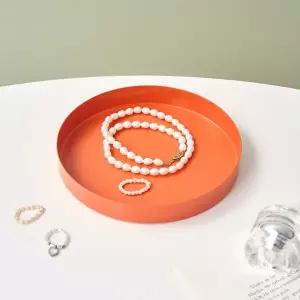 [모던하우스] 컬러메탈 원형트레이 오렌지