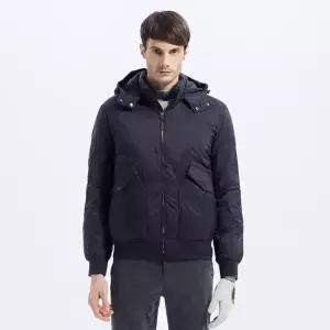 [톨비스트] (남성)후드탈부착 루즈핏 구스다운 점퍼_GACW1-MGJ600_DNV