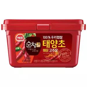 사조 해표 순창궁 우리햅쌀 태양초 매운 고추장 1kg x 1개 / 장류