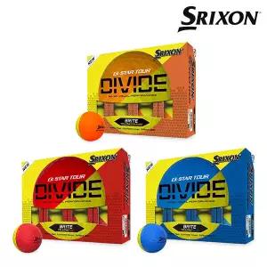 스릭슨 정품 2024 큐스타 디바이드 골프볼 골프공 3피스 12알