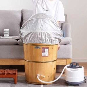 1인 사우나 한증막 족욕 족통 욕조 다리 화장실 건강 보관 JM 06K 캠핑 원목색