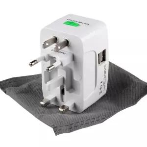 여행용 멀티어댑터 USB 2구 멀티 플러그 충전기 콘센트 유럽 일본 동남아 중국 베트남 태국 미국 대만 마카오