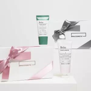 브로이코스메틱 핸드크림 선물세트(무향/아카시아향) 고보습 승무원 바리스타 핸드크림