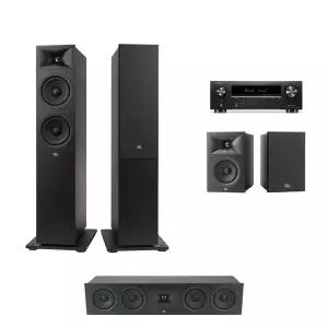 [데논] AVR-X1800H + JBL 260F 5채널(240B) 홈시어터 오디오